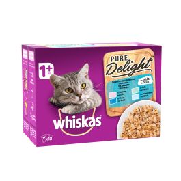 Whiskas Alimentation humide Sélection de poissons en gelée