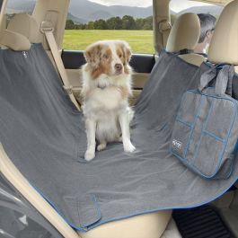 Protection chien pour sièges voiture 145x216cm, lien appui tête