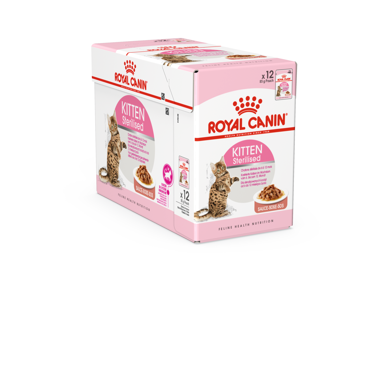 Sauce pâté Royal canin pour chat stérilisé kitten et adulte prix Maroc