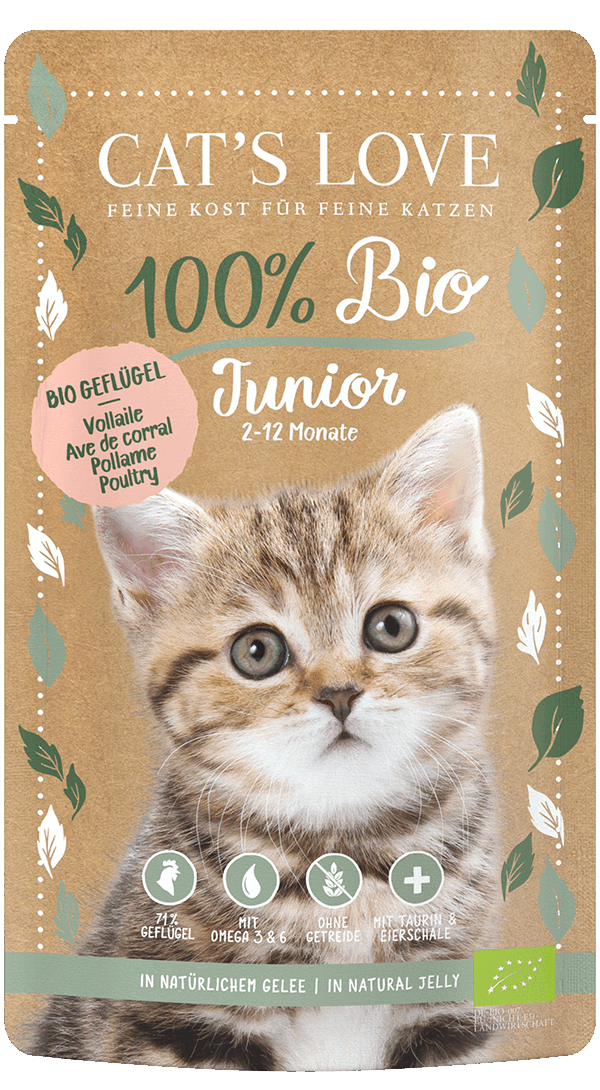 Cat's Love Pâtée pour Chat Junior Poulet Pur - Boutique en ligne