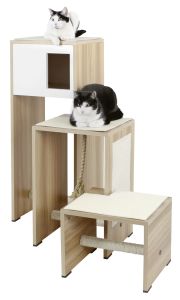 Arbre à chat Ambiante modulable mobilier à griffer 100 cm KERBL