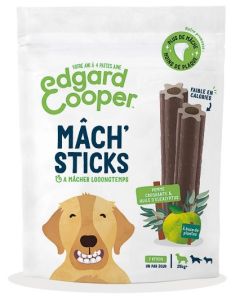 EDGARD & COOPER MACH'STICKS sticks dentaires pomme et eucalyptus pour grand chien