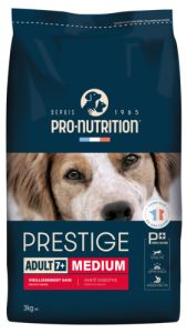 PRO NUTRITION Prestige croquettes chien medium 7 ans et + 3 kg
